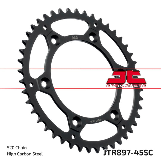 JT Sprockets Steel Rear Sprocket 45T-520