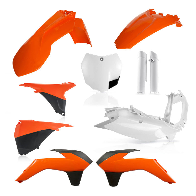 Acerbis Plastic Kit - 13-14 KTM SX/SX-F/XC/XC-F 125-450 - Orange