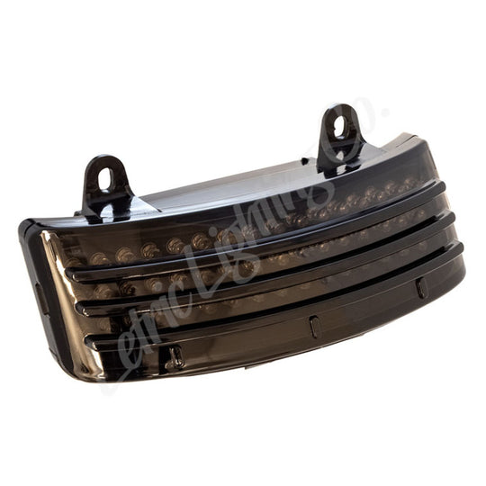 Letric Lighting Tri-Bar Fndr Taillight LED Smoke - Harley-Davidson