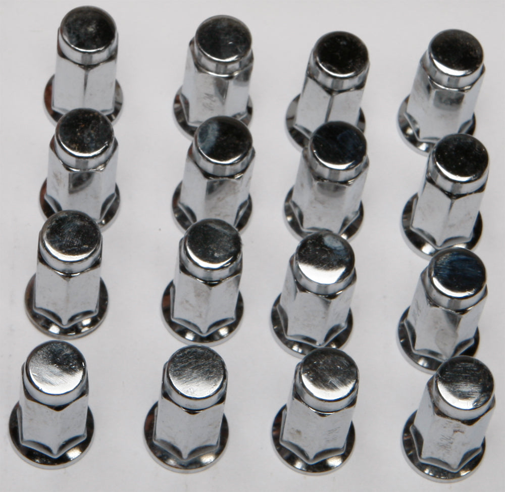 AWC Wheel Lug Nut 3/8"-24 Flat Base Chrome