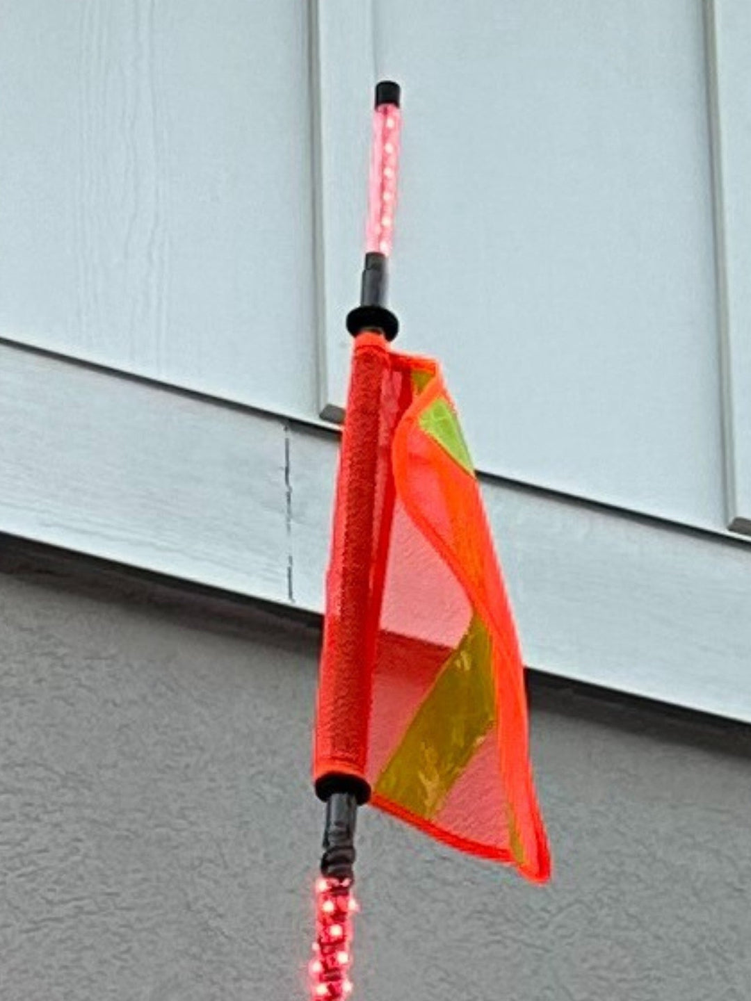 8' LED Whip Xtreme Mining Industrial Safety Single Whip