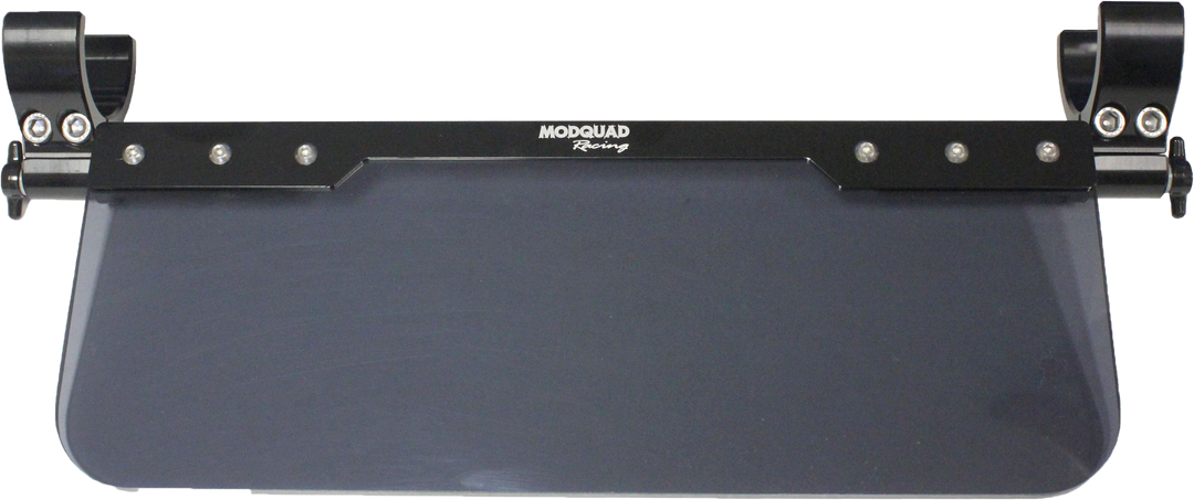 ModQuad UTV Sun Visor - Tinted Polycarbonate, 1.75 in Bar - 12 in