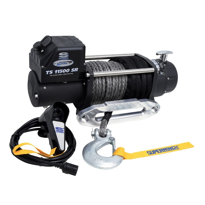 Superwinch Tiger Shark 11500 Winch - Synthetic Rope