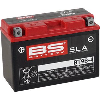 BS Battery BT9B - 4 Factory - Activated AGM Battery for Yamaha Raptor 700 - Dune Goons