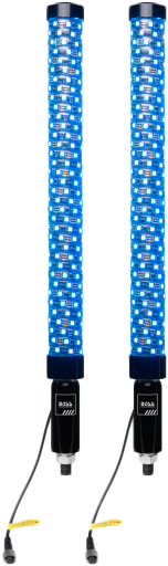 BOSS Audio Bluetooth 2 in FAT LED Whips - Pair - 24 in