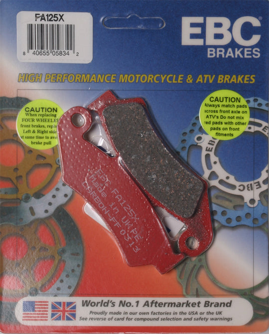 EBC Brake Pads FA125X Carbon