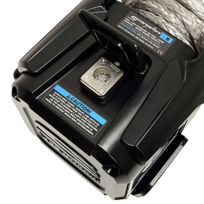 Superwinch Scorpion 10000SR Winch - 10,000 lb - Black