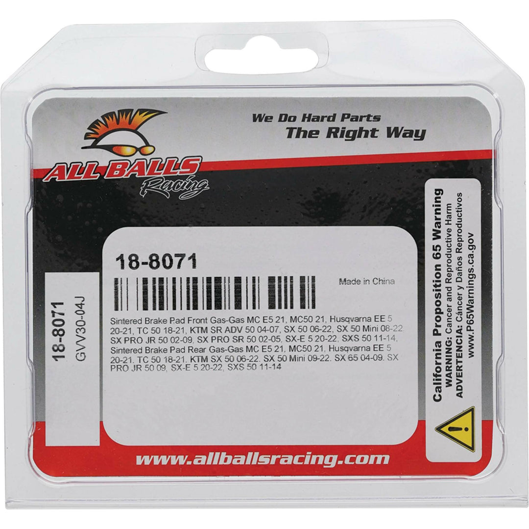 All Balls Sintered Brake Pads