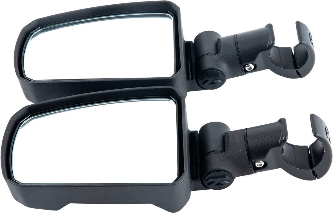 Seizmik Pursuit Side Mirrors - Cast Aluminum Pair - 1.75 to 2 in Round Tube ROPS