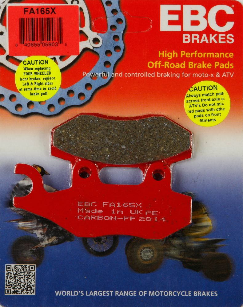 EBC Brake Pads FA165X Carbon X