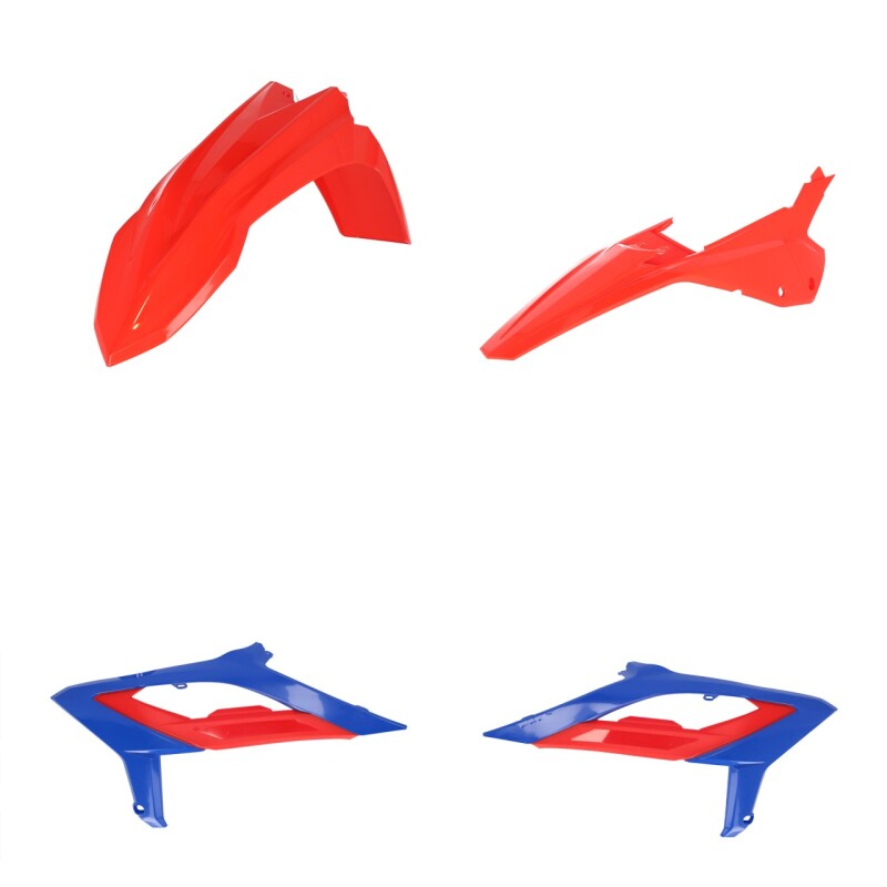 Acerbis Plastic Kit - 23+ Beta RR 125-300 2T/350-480 4T - Red/Blu