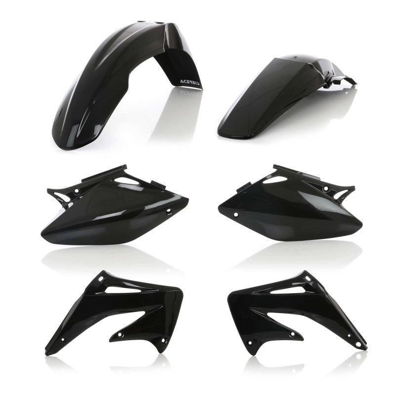 Acerbis Plastic Kit - 2004 Honda CRF450R - Black