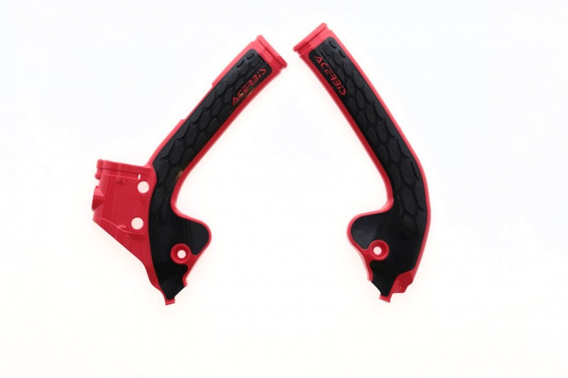 Acerbis X-Grip Frame Guards - 18-24 Husq/KTM/GG 85 - Red/Black