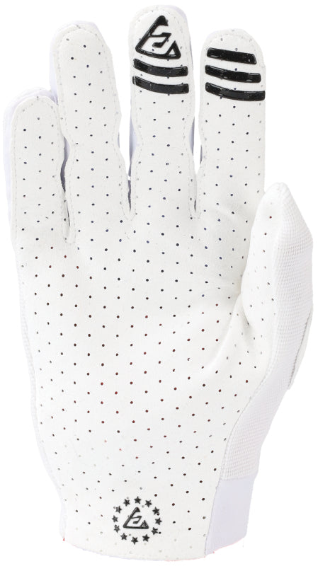 Answer Aerlite Gloves White/Black Logo Youth