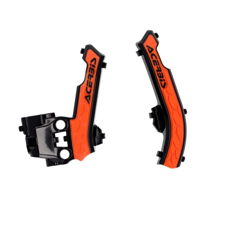 Acerbis X-Grip Frame Guards - 17+ KTM SX50 / Husq / GG - Blk/16 O
