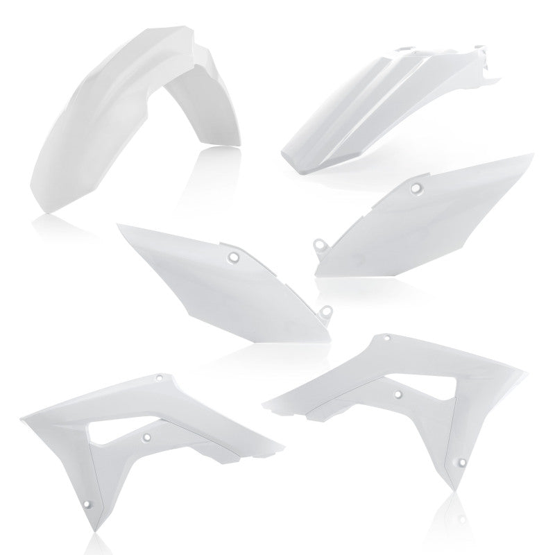 Acerbis Plastic Kit - 17-22 Honda CRF250/450R/R-S - White