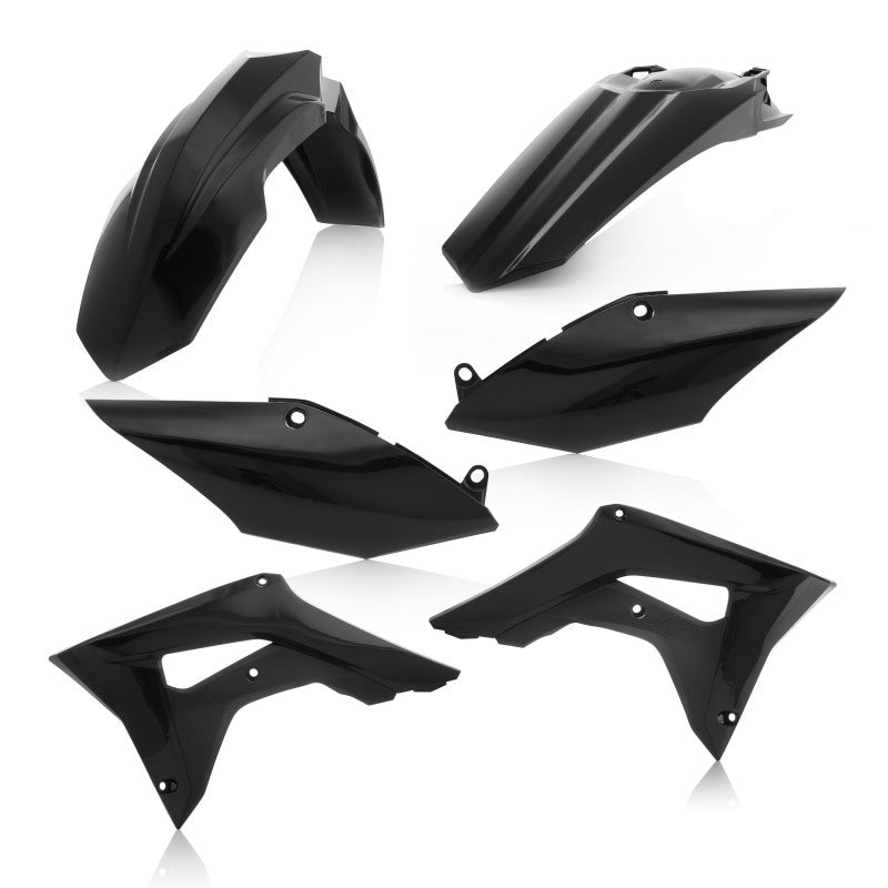 Acerbis Plastic Kit - 17-22 Honda CRF250/450R/R-S - Black