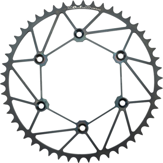 Dirt Tricks Chromoly Rear Sprocket 46T-520 Black KTM/Husqvarna and Gas