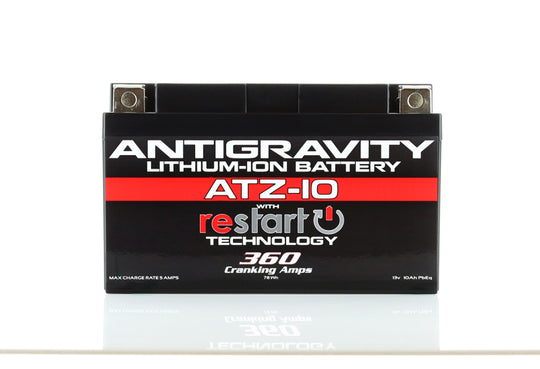 Antigravity YTZ10 Lithium Battery w/ Re-Start AG-ATZ10-RS