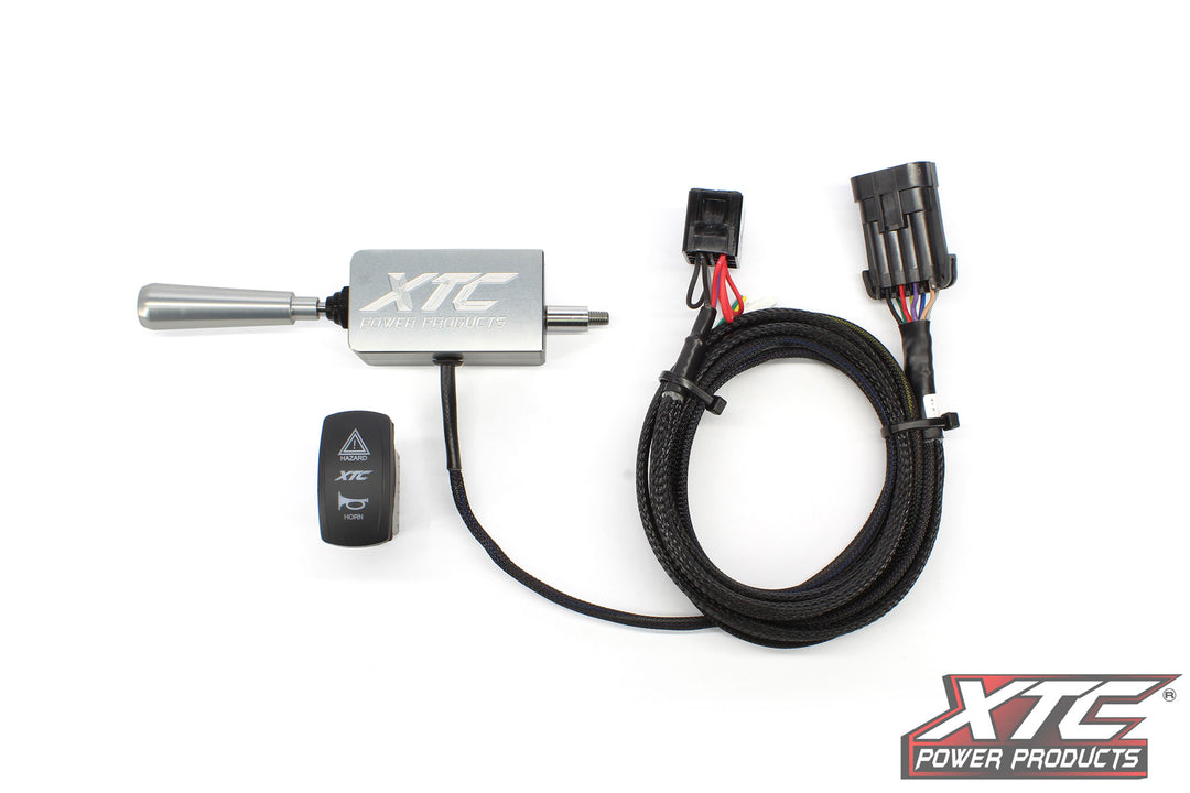 XTC Self-Canceling Turn Signal Kit with Billet Lever, Horn and X-LITE DRL - Polaris
