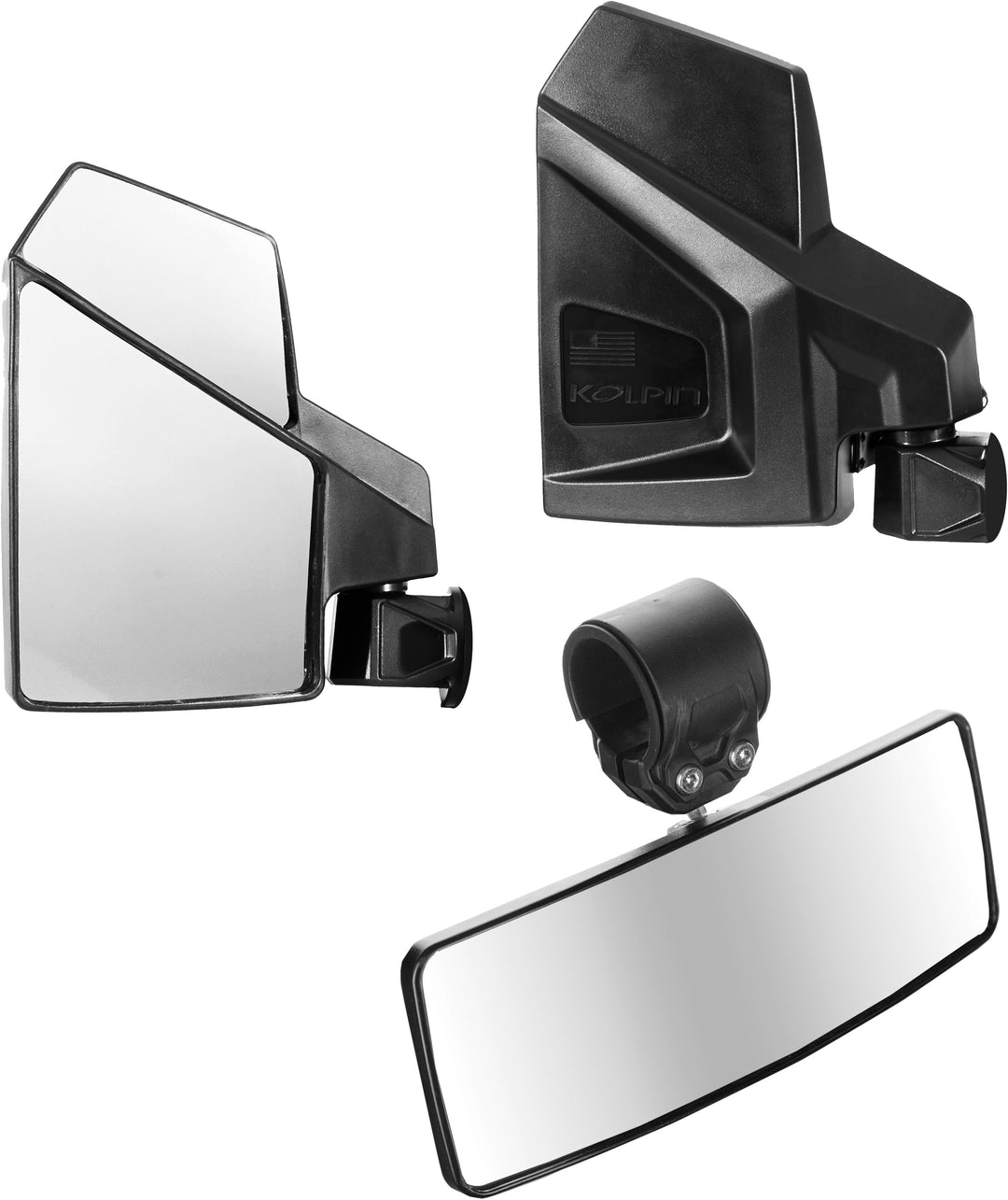 Kolpin UTV Side and Rearview Mirror Combo