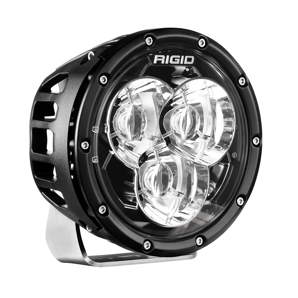 Rigid 360-Series Round LED Lights - 6 in Laser with Amber Backlight