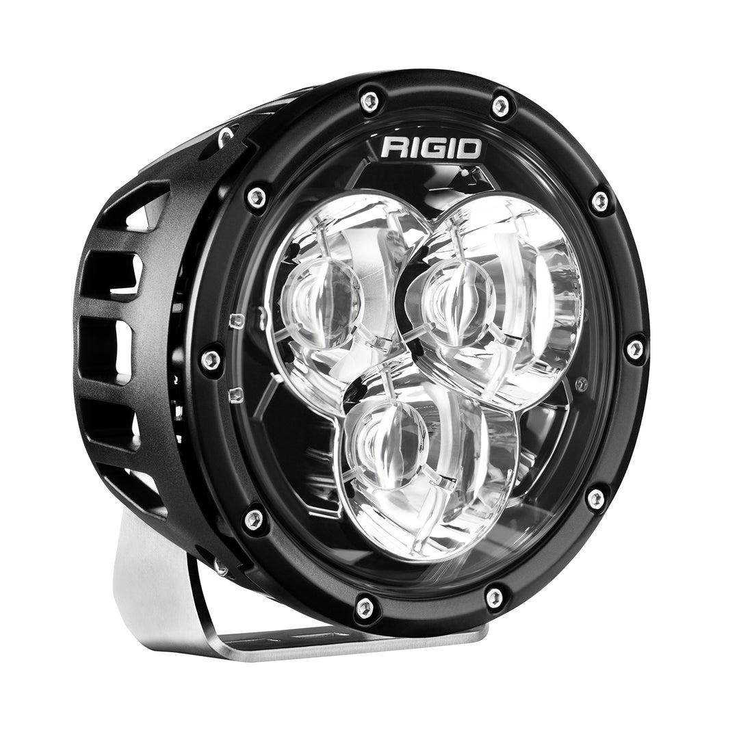 Rigid 360-Series Round LED Lights - 6 in Laser with Amber Backlight