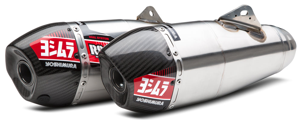Yoshimura RS-9 Dual Slip-On - Honda CRF450R/CRF450RX 2017-2018
