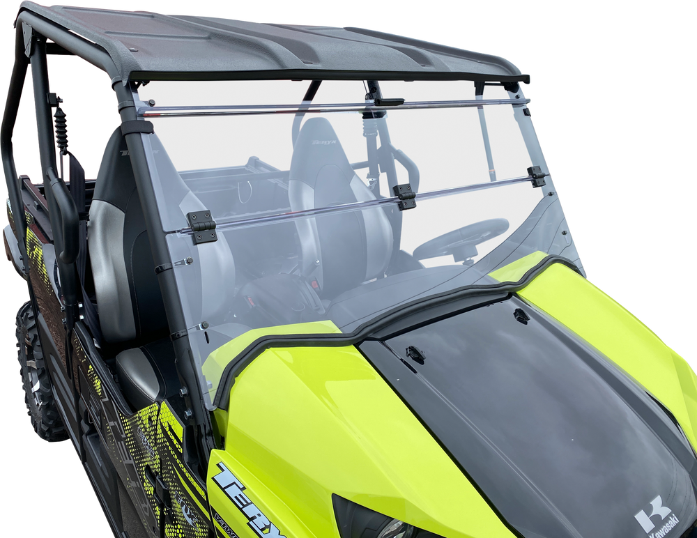 Open Trail Folding UTV Windshield - Kawasaki Mule / Teryx - Teryx / Teryx4 / Teryx KRX 2016-2026
