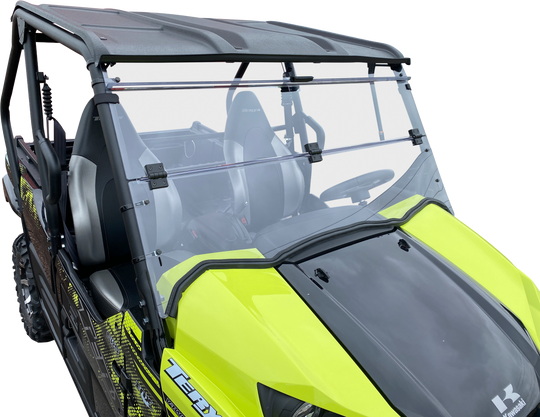Open Trail Folding UTV Windshield - Kawasaki Mule / Teryx - Teryx / Teryx4 / Teryx KRX 2016-2026