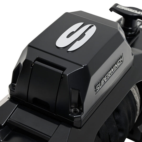 Superwinch SX12SR Synthetic Rope Winch - Semi Gloss Black