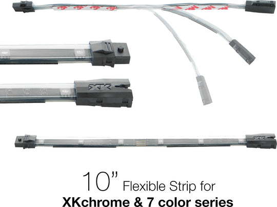 XK Glow Accessories - Extension Wires, Pods, Strips and Tubes - 10 in Flex Strip
