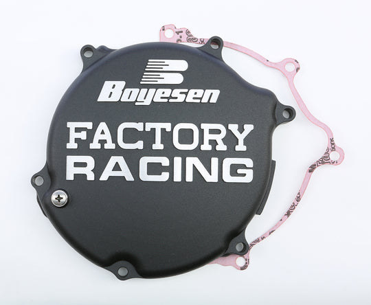 Boyesen Factory Racing Clutch Cover Black (CC-11AB)