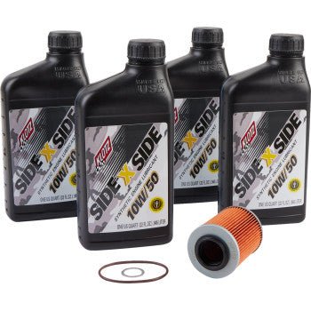 Can - Am Maverick X3 Oil Change Kit – Klotz 10W/50 Synthetic - Dune Goons