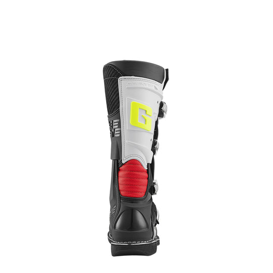 Gaerne GXJ Youth Boot - Black/White/Red - Youth Size 3