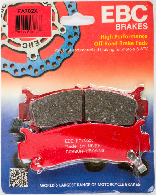 EBC Standard Brake Pads FA702X Carbon X