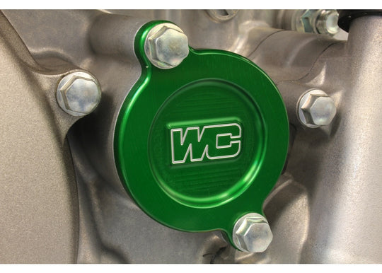 Works Connection Oil Filter Cover Green