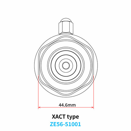 DRC WP Rear Shock GAS Valve