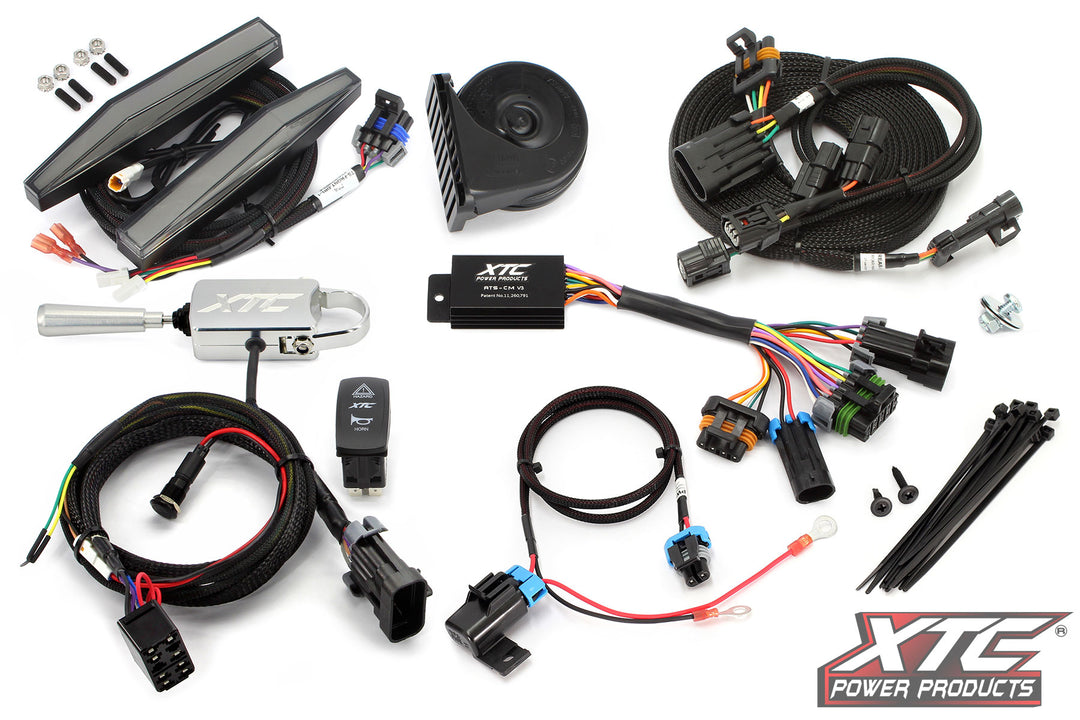 XTC Self-Canceling Turn Signal Kit with Billet Lever, Horn and X-LITE DRL - Kawasaki - Teryx KRX 1000 2020-2026