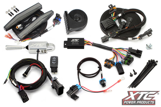 XTC Self-Canceling Turn Signal Kit with Billet Lever, Horn and X-LITE DRL - Kawasaki - Teryx KRX 1000 2020-2026