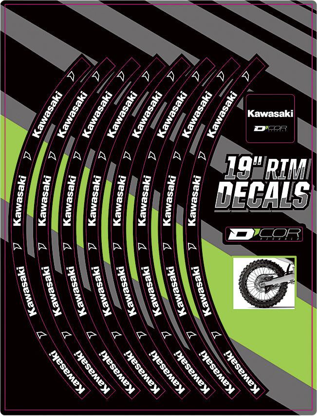 D-Cor Rim Decals Decals 19" Logo Rear (40-80-201)