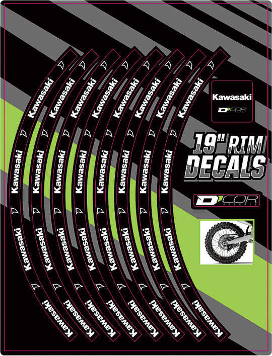D-Cor Rim Decals Decals 19" Logo Rear (40-80-201)