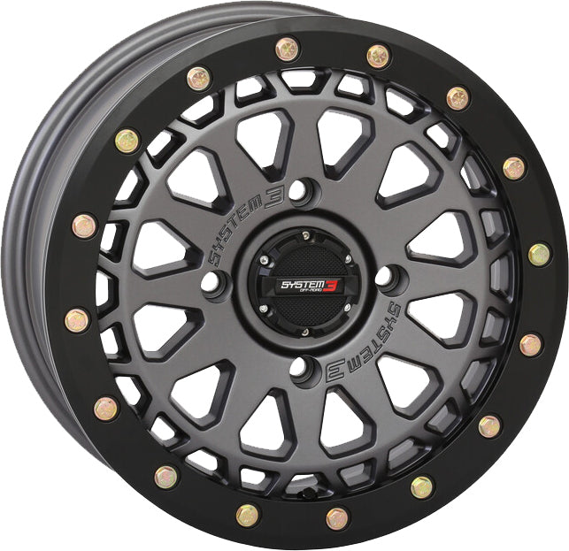 System 3 SB6 Wheels 4+3 (+10MM) GUN Metal Grey