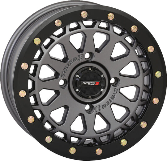 System 3 SB6 Wheels 4+3 (+10MM) GUN Metal Grey