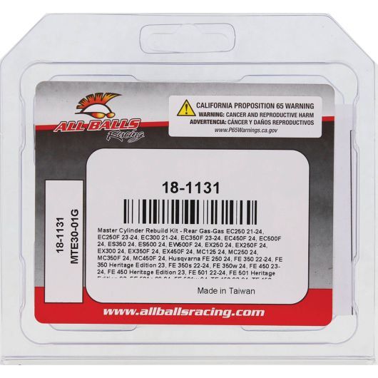 All Balls Master Cylinder Rebuild Kit