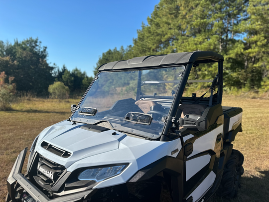 Seizmik Vented UTV Windshield - Kawasaki Ridge