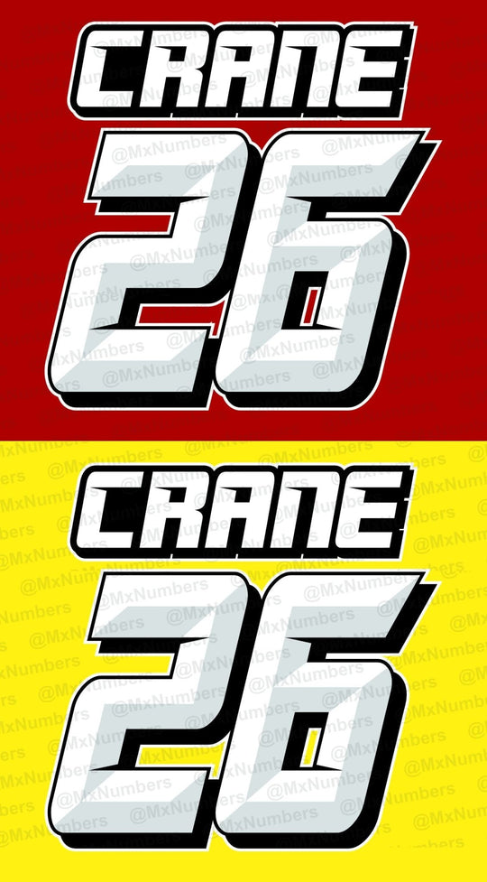 Custom Chiseled Name & Number Jersey Print – Press - On Available - Dune Goons