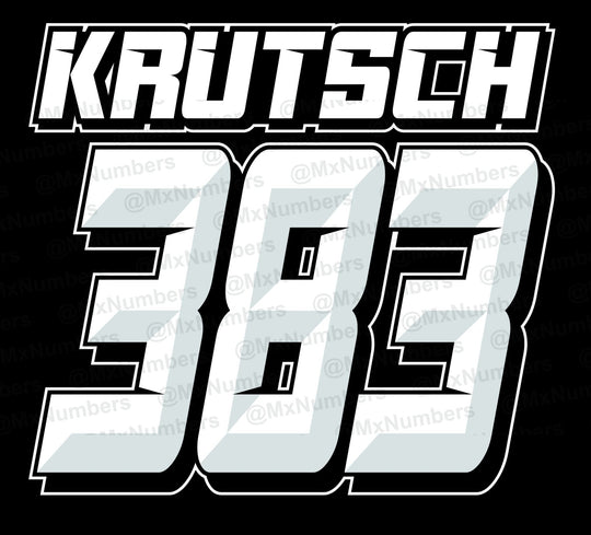 Custom Chiseled Name & Number Jersey Print – Press - On Available - Dune Goons