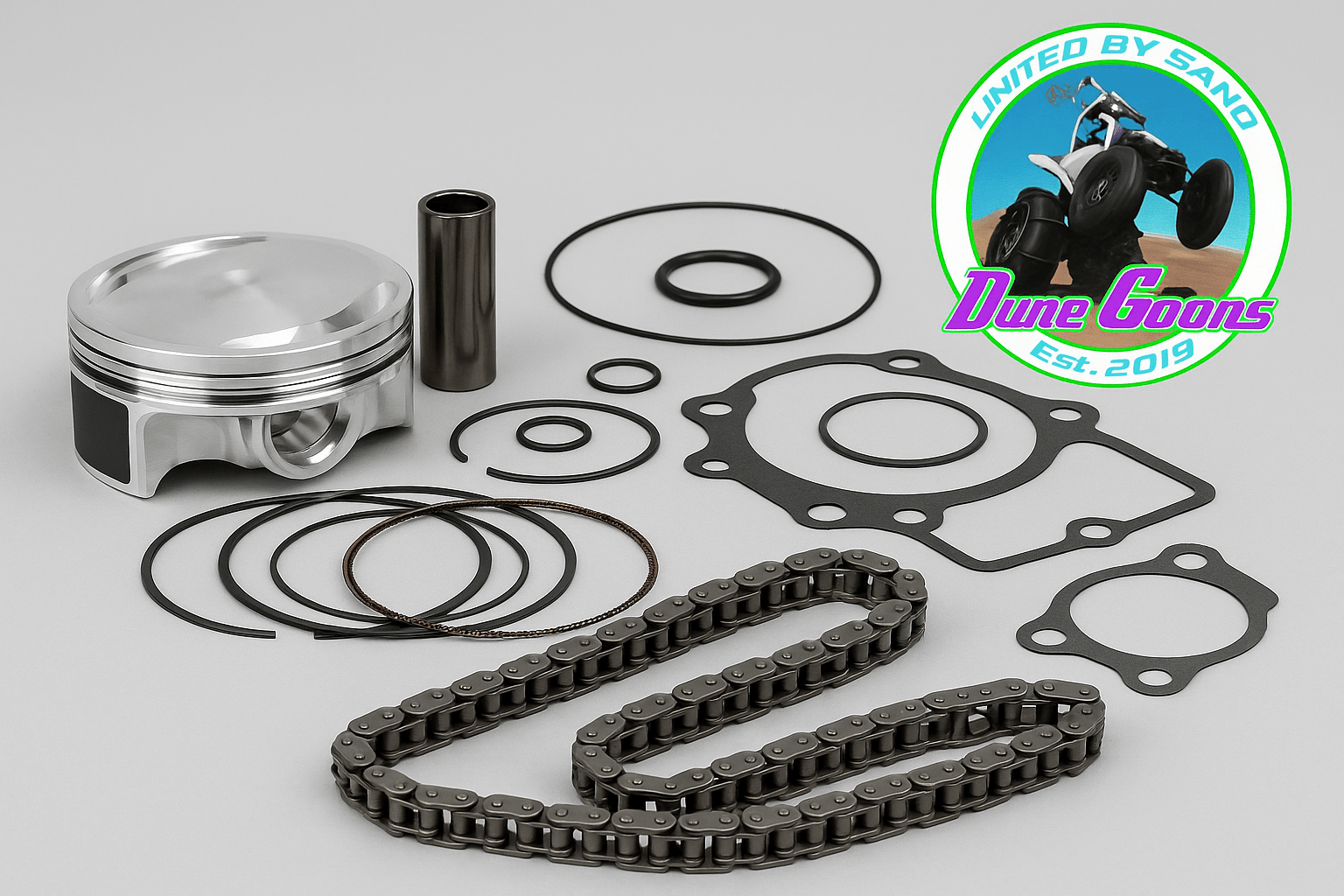 Custom Top End Engine Kit – KTM 450 (Vertex + Moose + Hot Cams) - Dune Goons