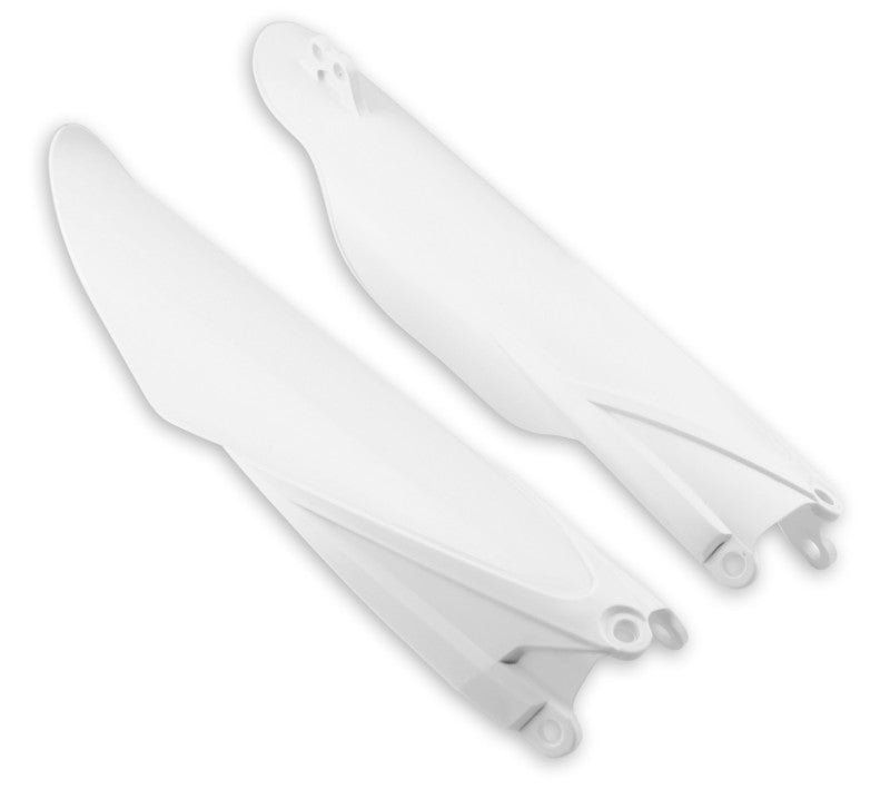 Cycra 2010 - 2026 Yamaha WR250F - 450/YZ125 - 450FX Fork Guards - White - Dune Goons